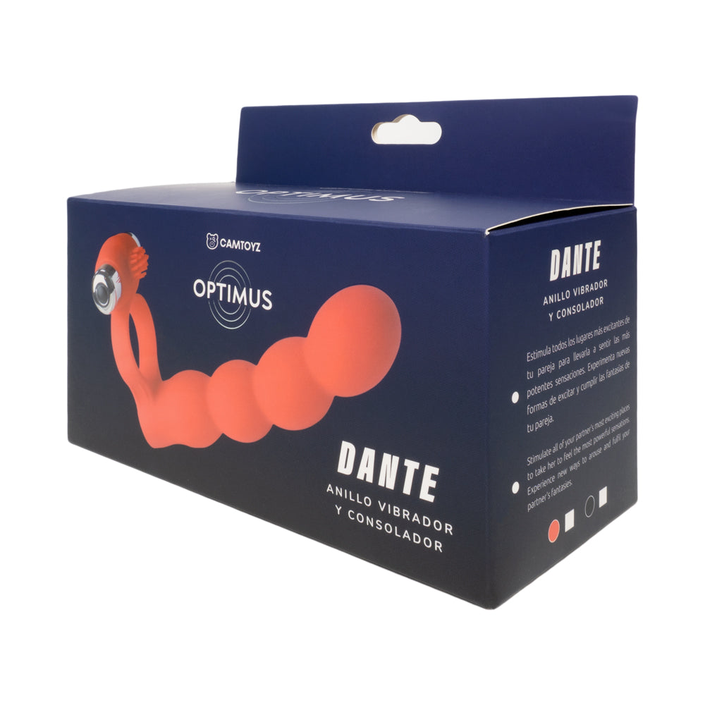 Anillo Vibrador y Consolador Optimus Dante