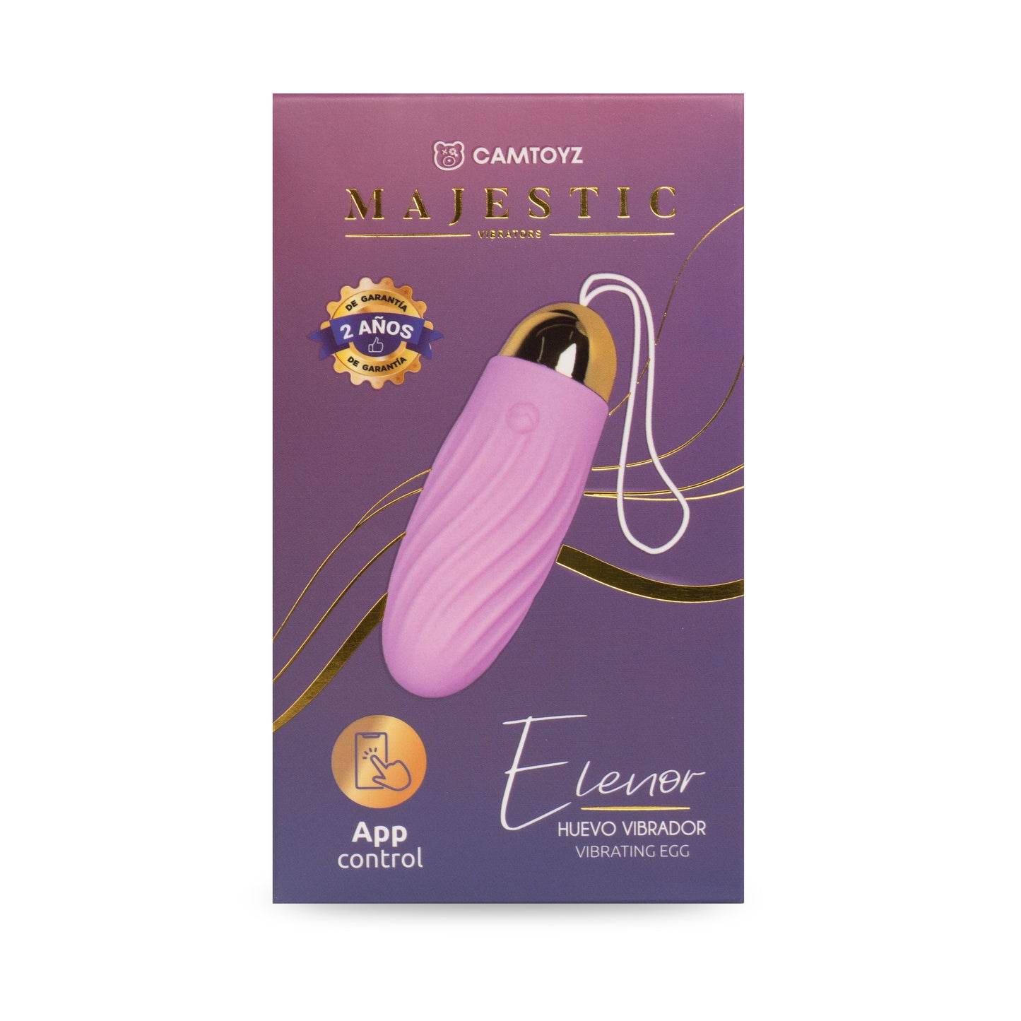 Huevo Vibrador con app Majestic Elenor