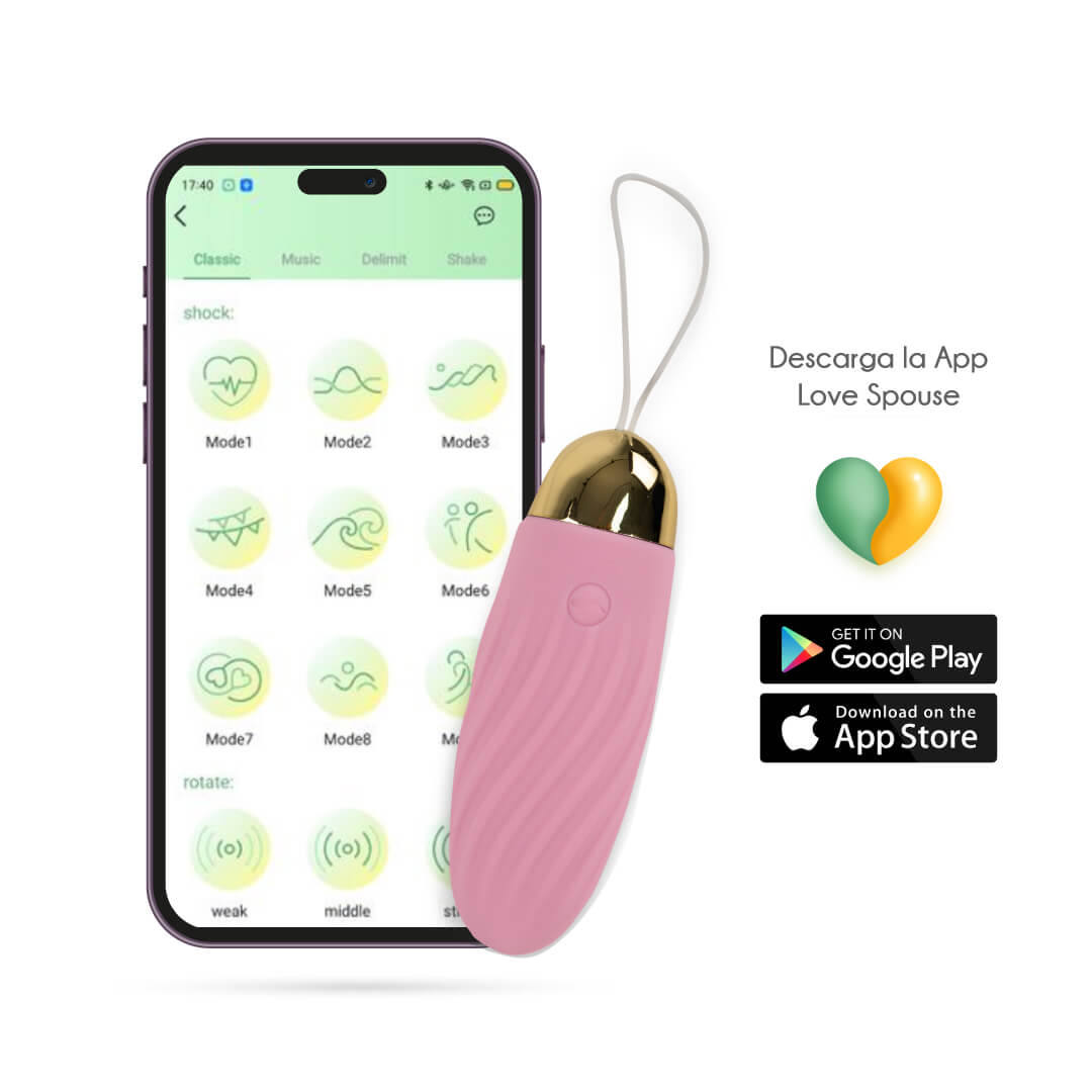 Huevo Vibrador con app Majestic Elenor