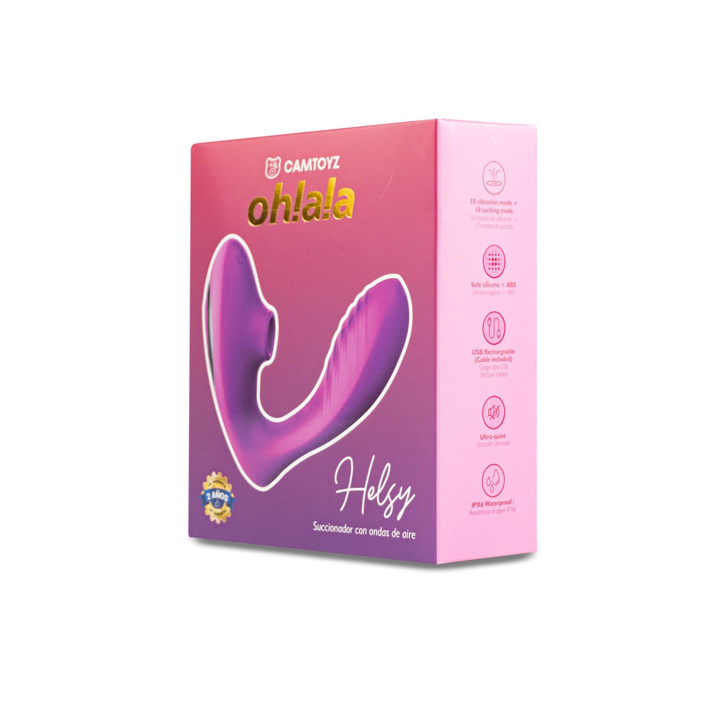 Vibrador y Succionador Helsy Ohlala