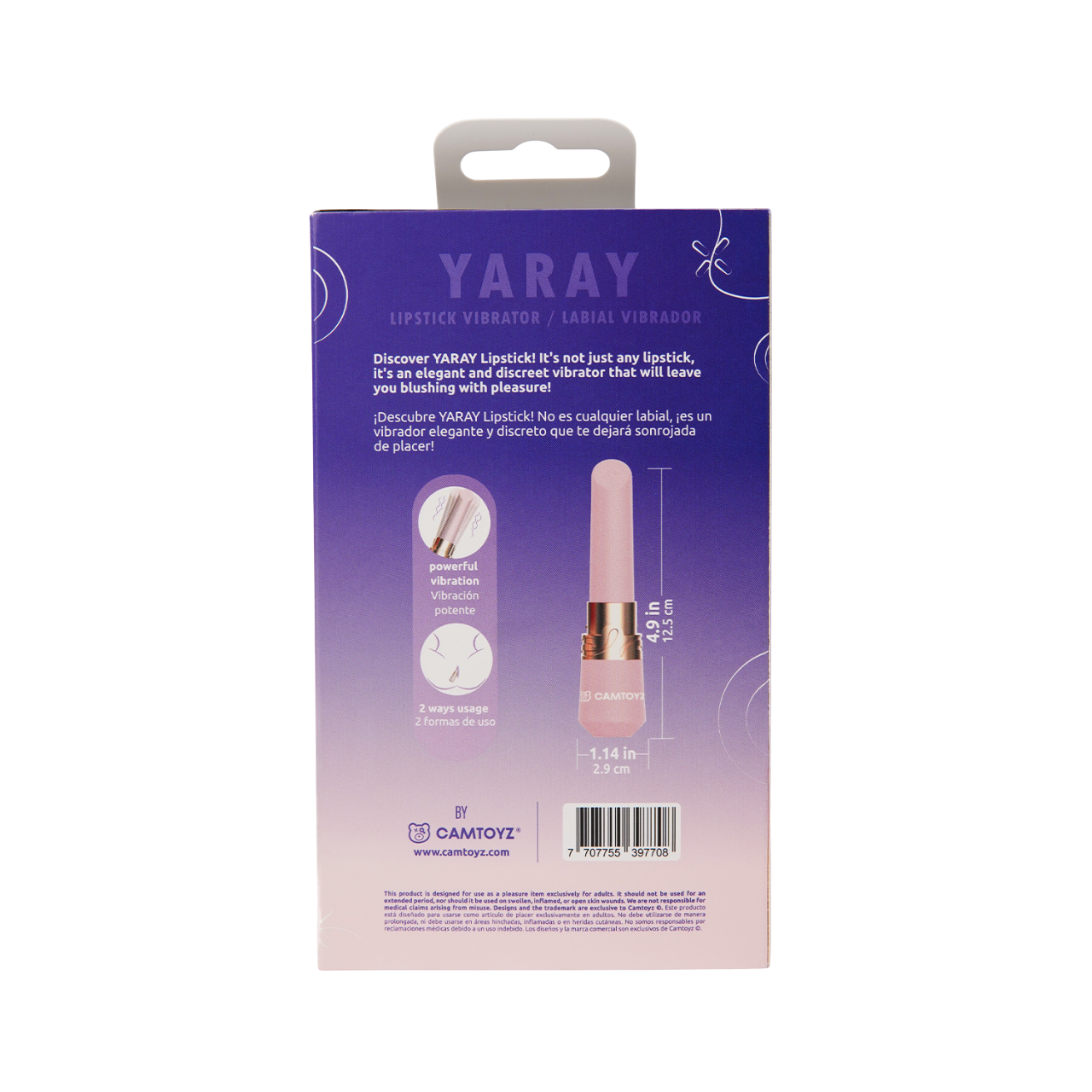 Labial Vibrador Yaray Lolly