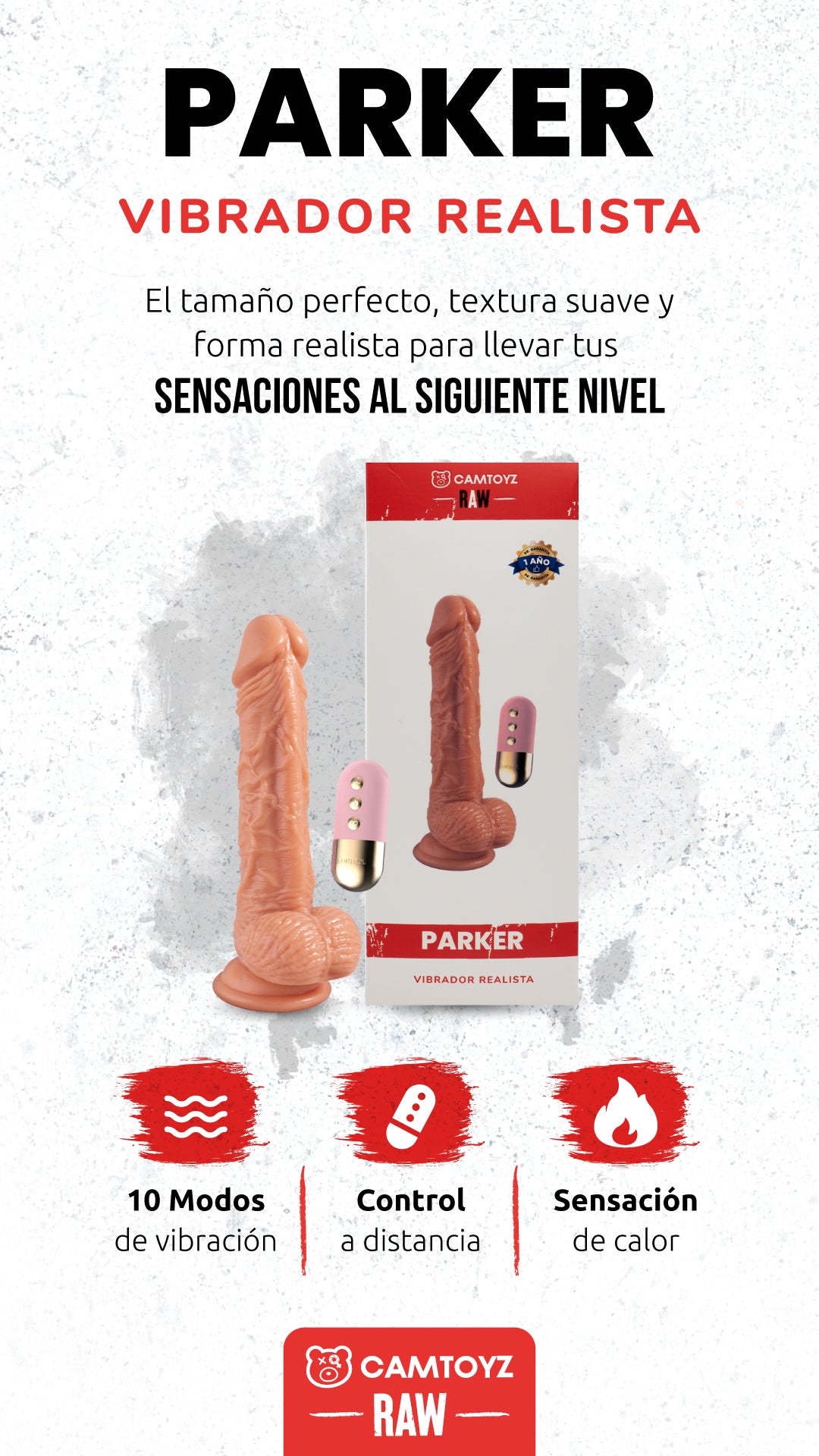Vibrador Realista Parker