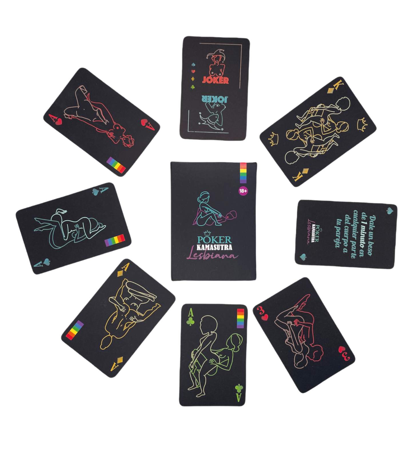 Juego Cartas Poker Kamasutra Lesbi EG