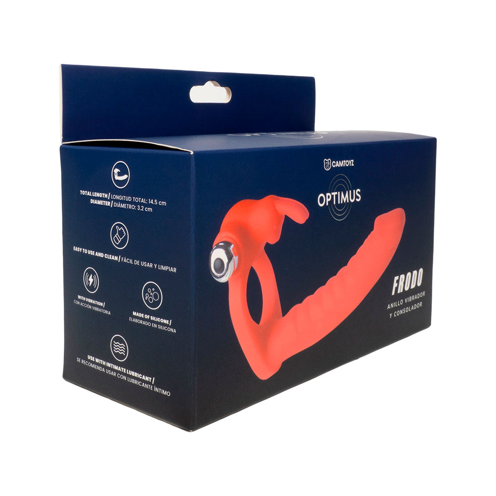 Optimus Anillo Vibrador y Consolador Frodo