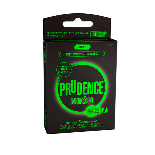 Condones Prudence Neón x3