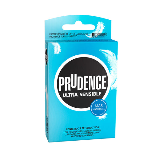 Condones Prudence Ultra Sensible x3