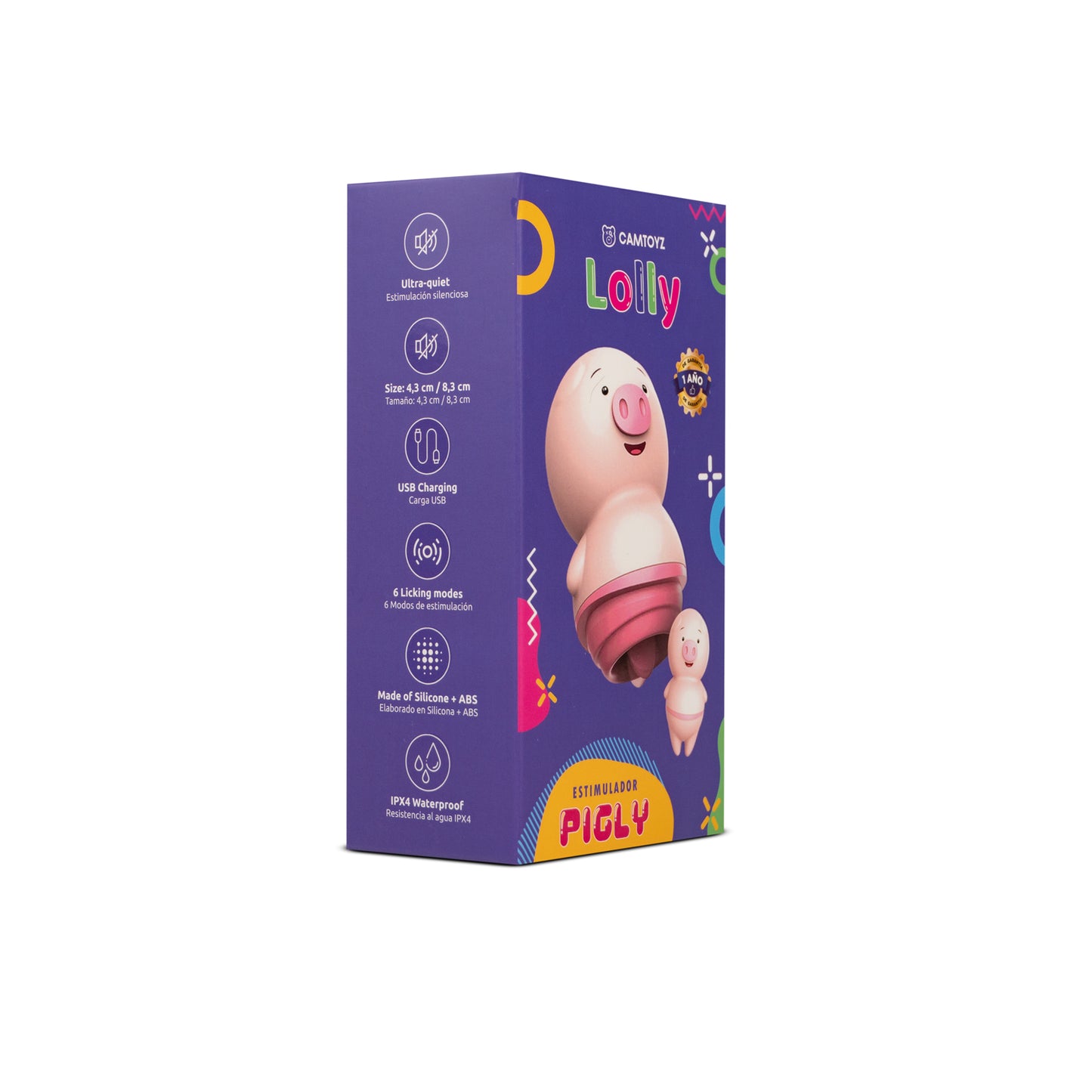 Vibrador con Lengua Lolly Pigly