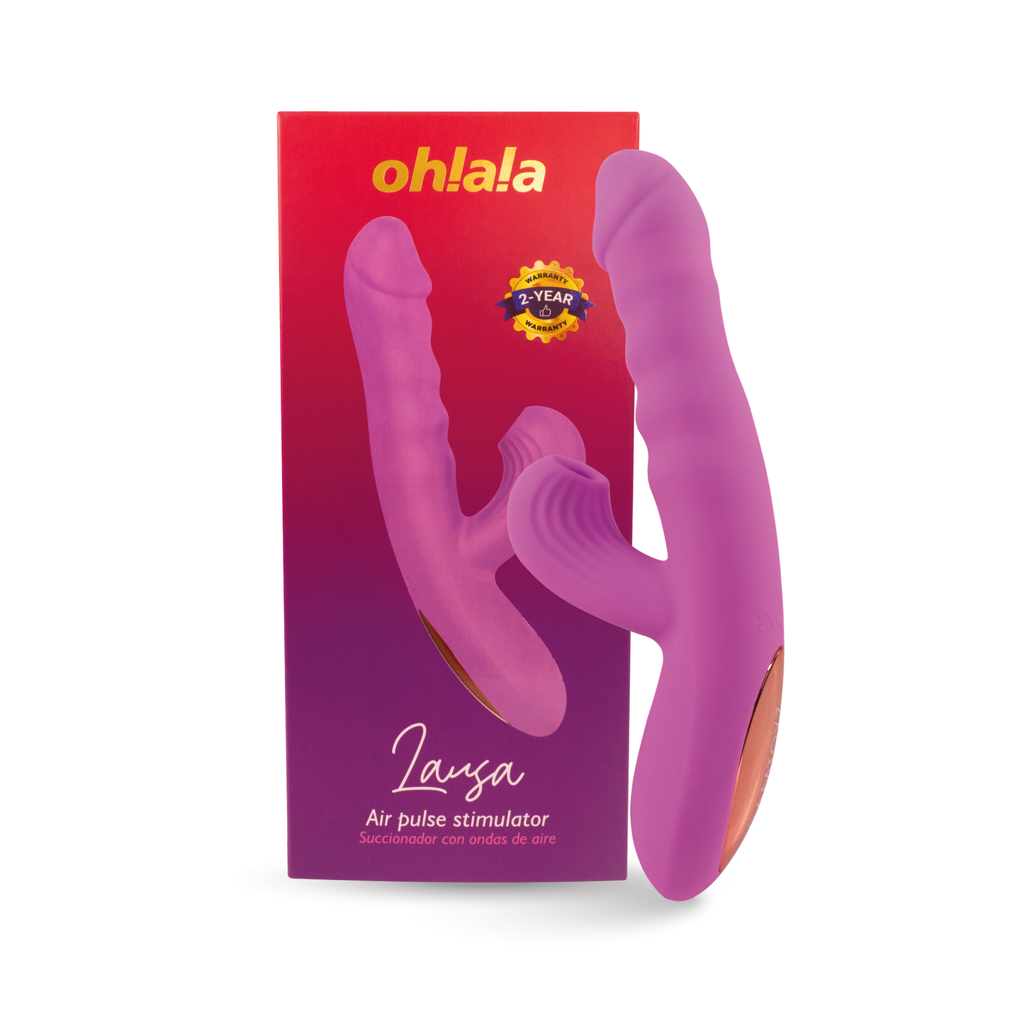 Vibrador y Succionador Lausa Ohlala