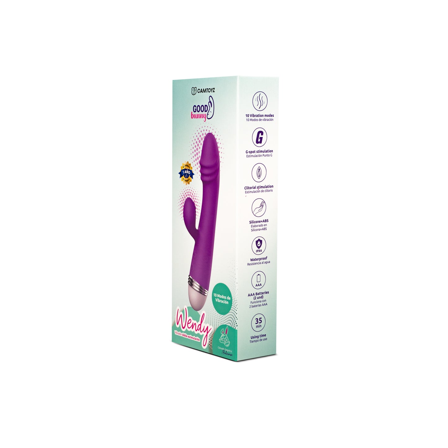 Vibrador Doble Estimulación Wendy