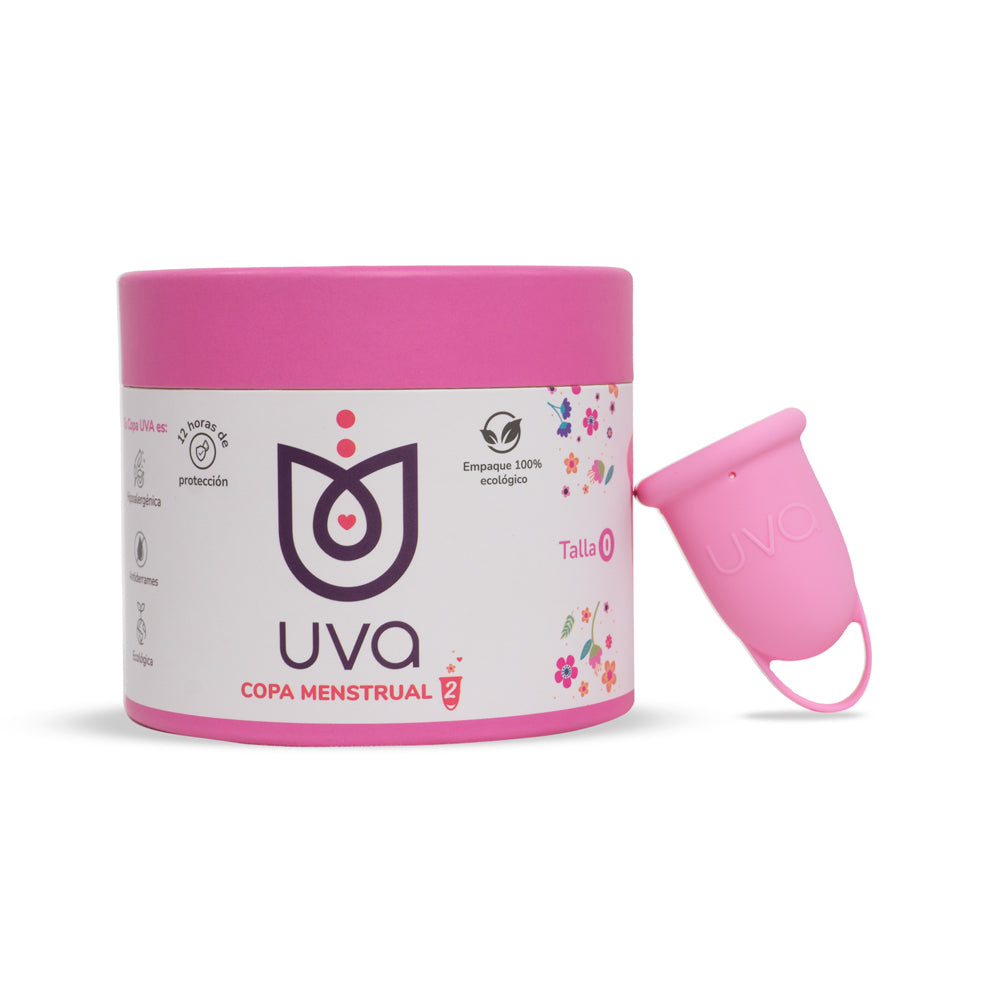 Copa Menstrual UVA 2 Talla 0 Rosada